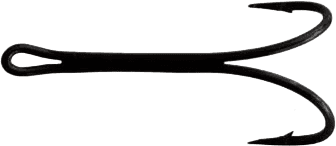 Mustad Flugbindningskrok Dubbel Low Water 3582C 2/0 5-Pack (Size: #2/0)