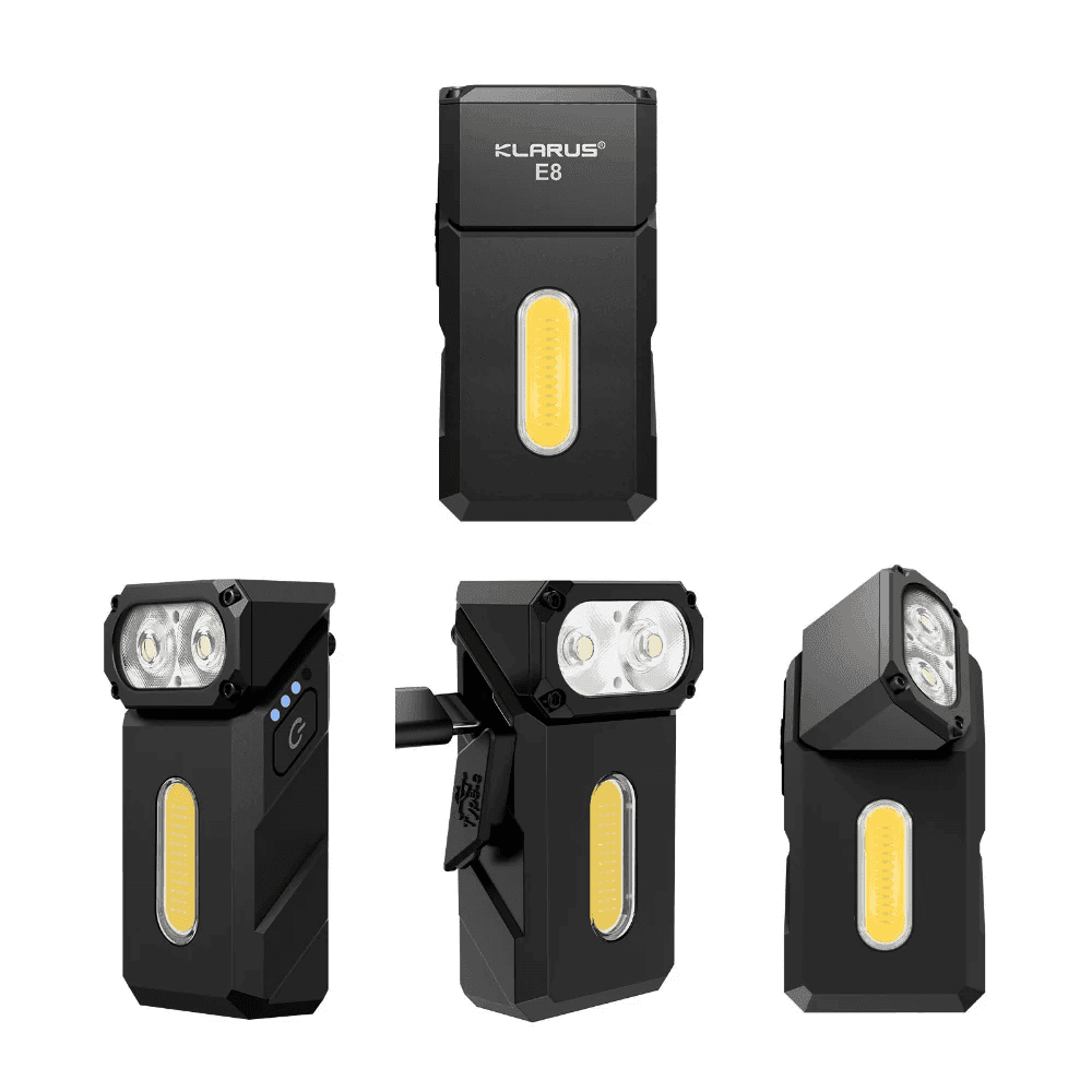 Klarus E8 Multilampa - 1000LM IPX6 (Color: Silver)