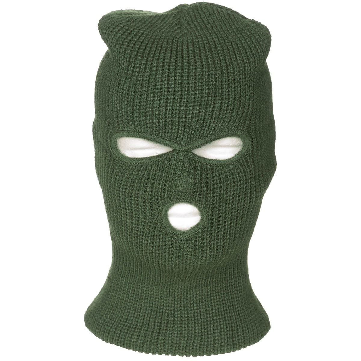 MFH Balaclava 3-Hole Acryl (Color: Olive)