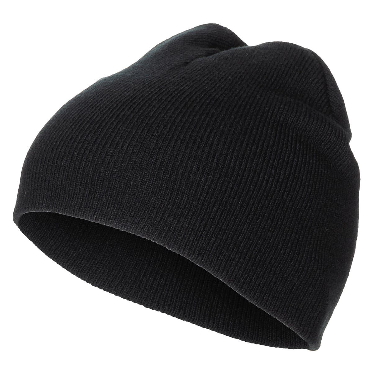 MFH Cap Fineknitted (Color: Black)