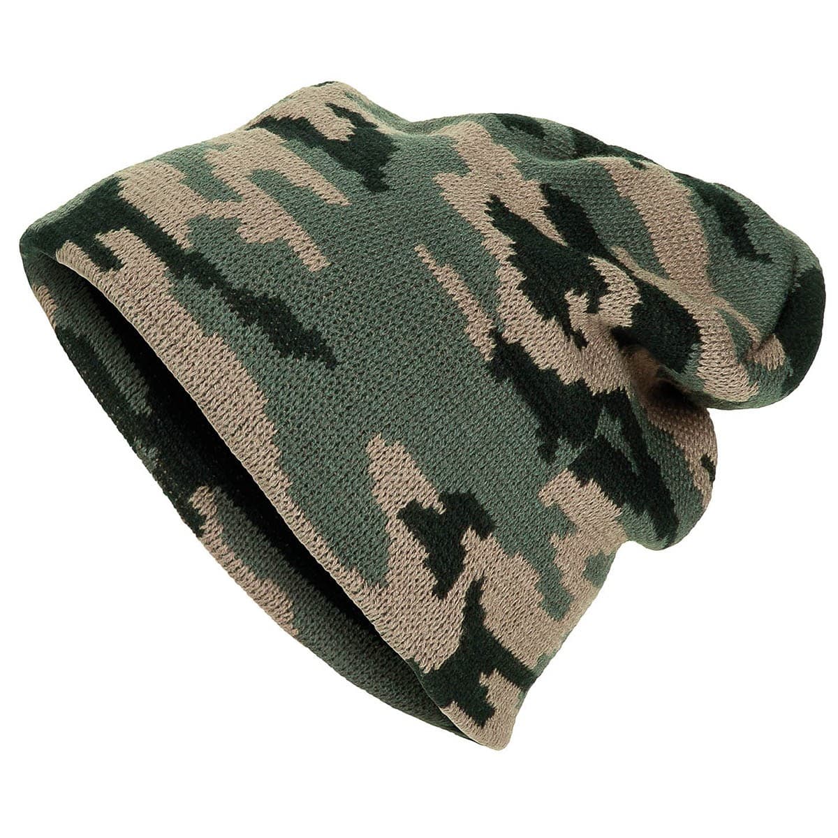 MFH Knitted Hat Beanie - Woodland