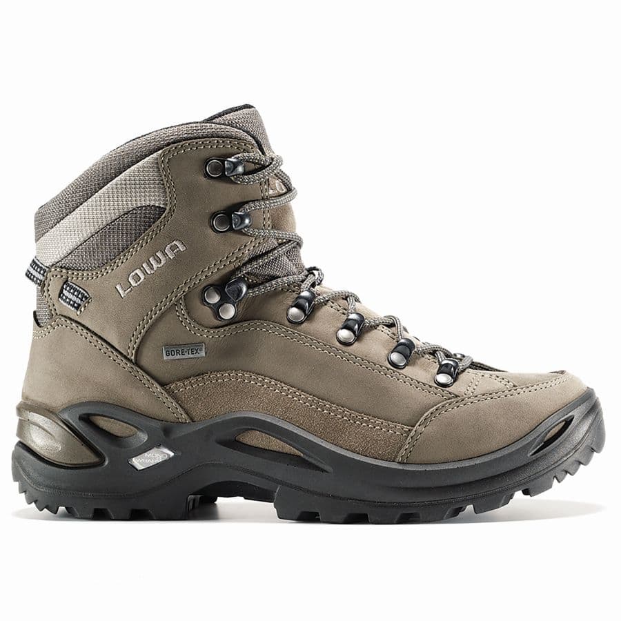LOWA Renegade GTX Mid WS Female (Color: Beige, Shoes size: 36.0)