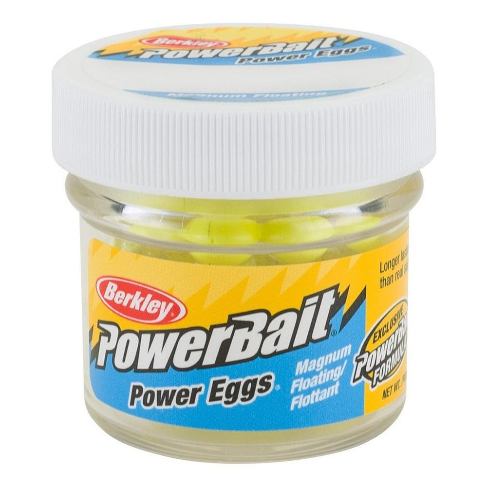 Berkley Powerbait Power Clear Eggs Floating (Color: Clear Green / Fluo Orange)