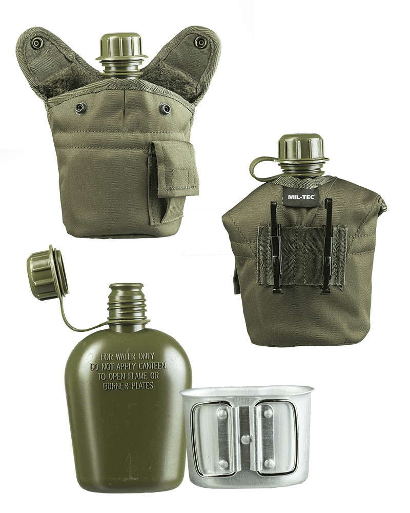Mil-Tec Canteen 900ml with Cup and Cover