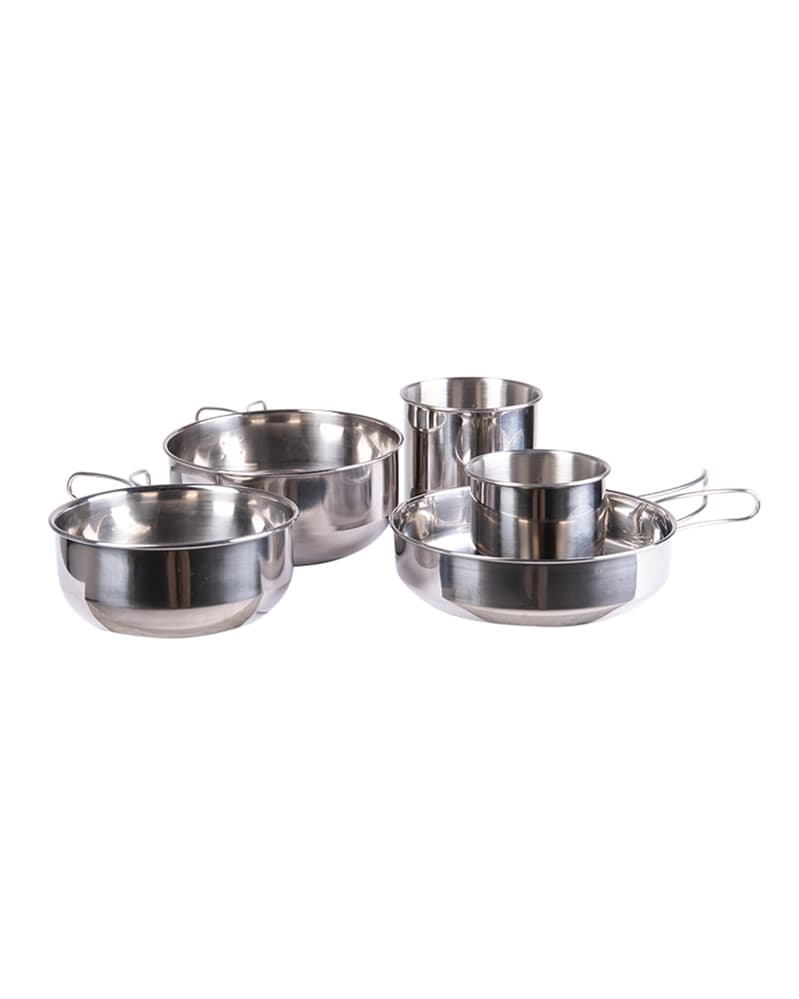 Mil-Tec Cook Set Stainless Steel 5pcs
