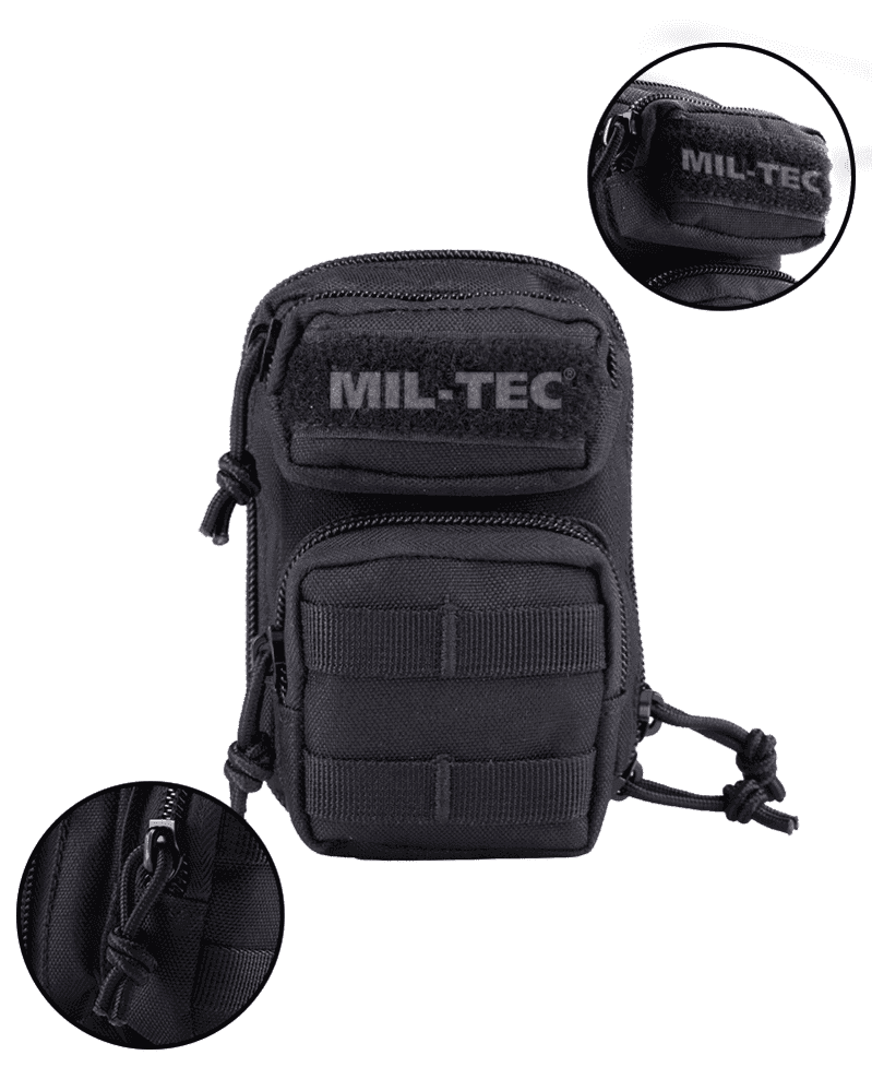 MIl-Tec Assult Pack Mini Keyholder (Color: Black)