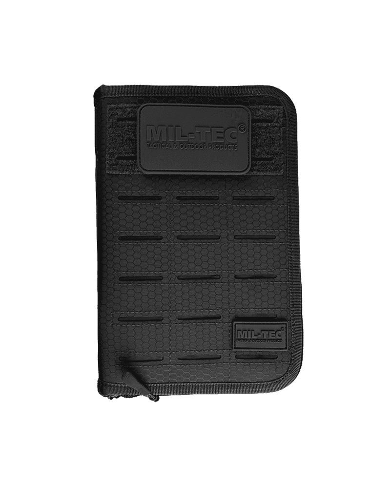 Mil-Tec Hextac Tactical Notebook - Small (Color: Black)