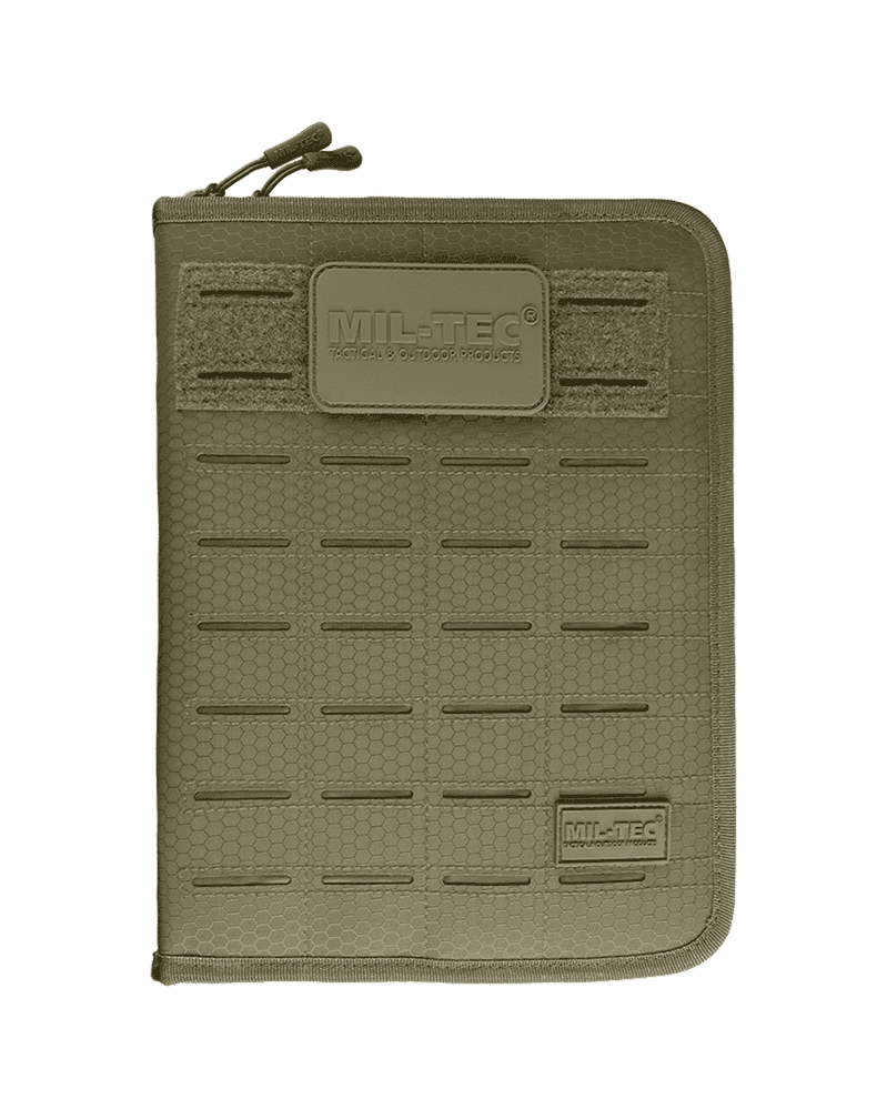 Mil-Tec Hextac Tactical Notebook - Medium (Color: Black)