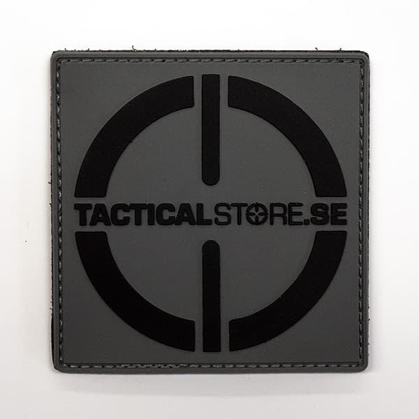 Tacticalstore PVC Patch 8x8cm - Grey/Black