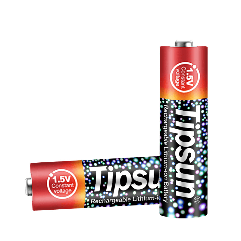Tipsun 1.5V AA 3000mWh Rechargeable Lithium-Ion Battery