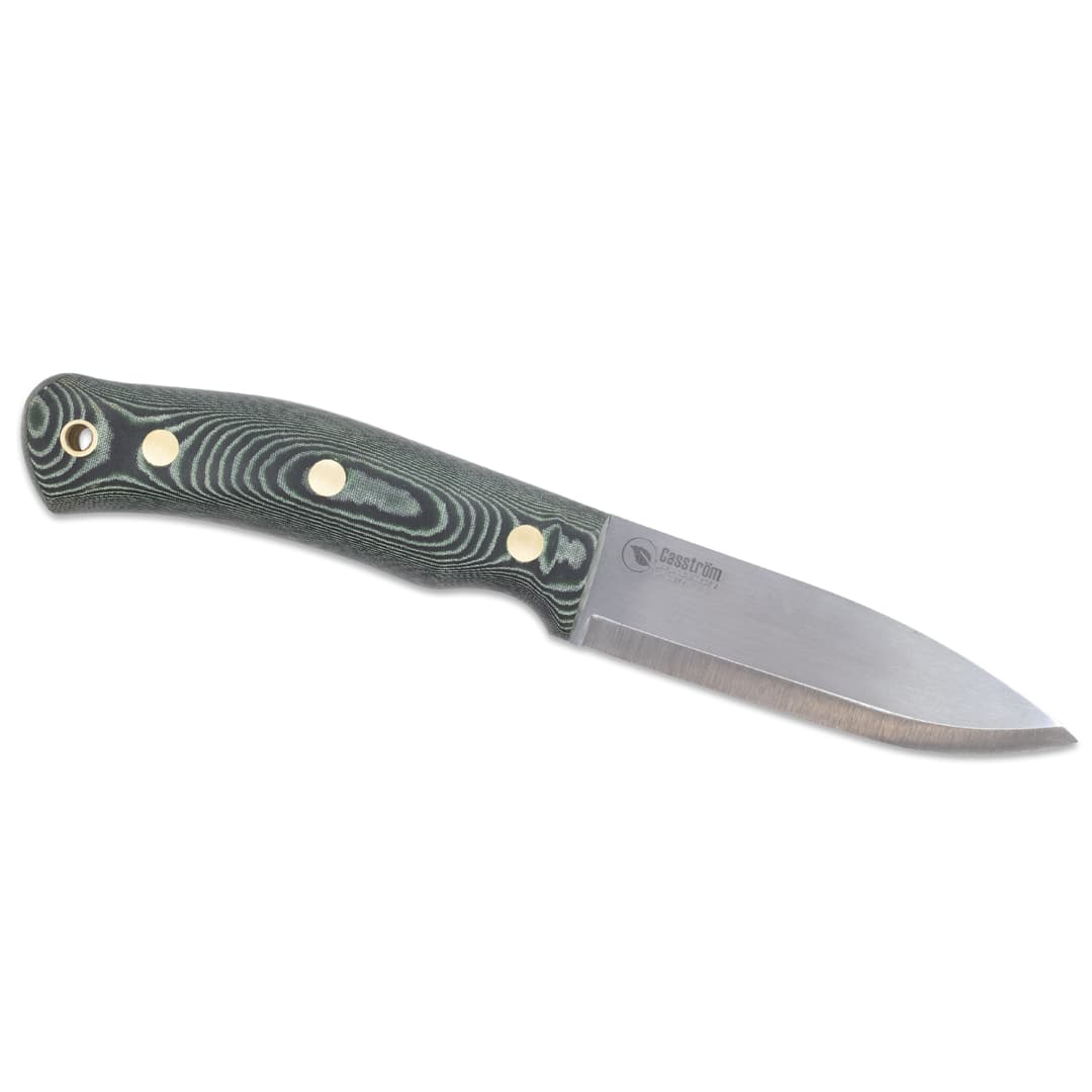 Casström No.10 Swedish Forest Knife - Green Micarta Sleipner Kydex
