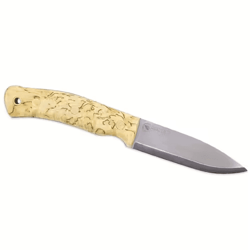 Casström No.10 Swedish Forest Knife - Curly birch Sleipner Kydex