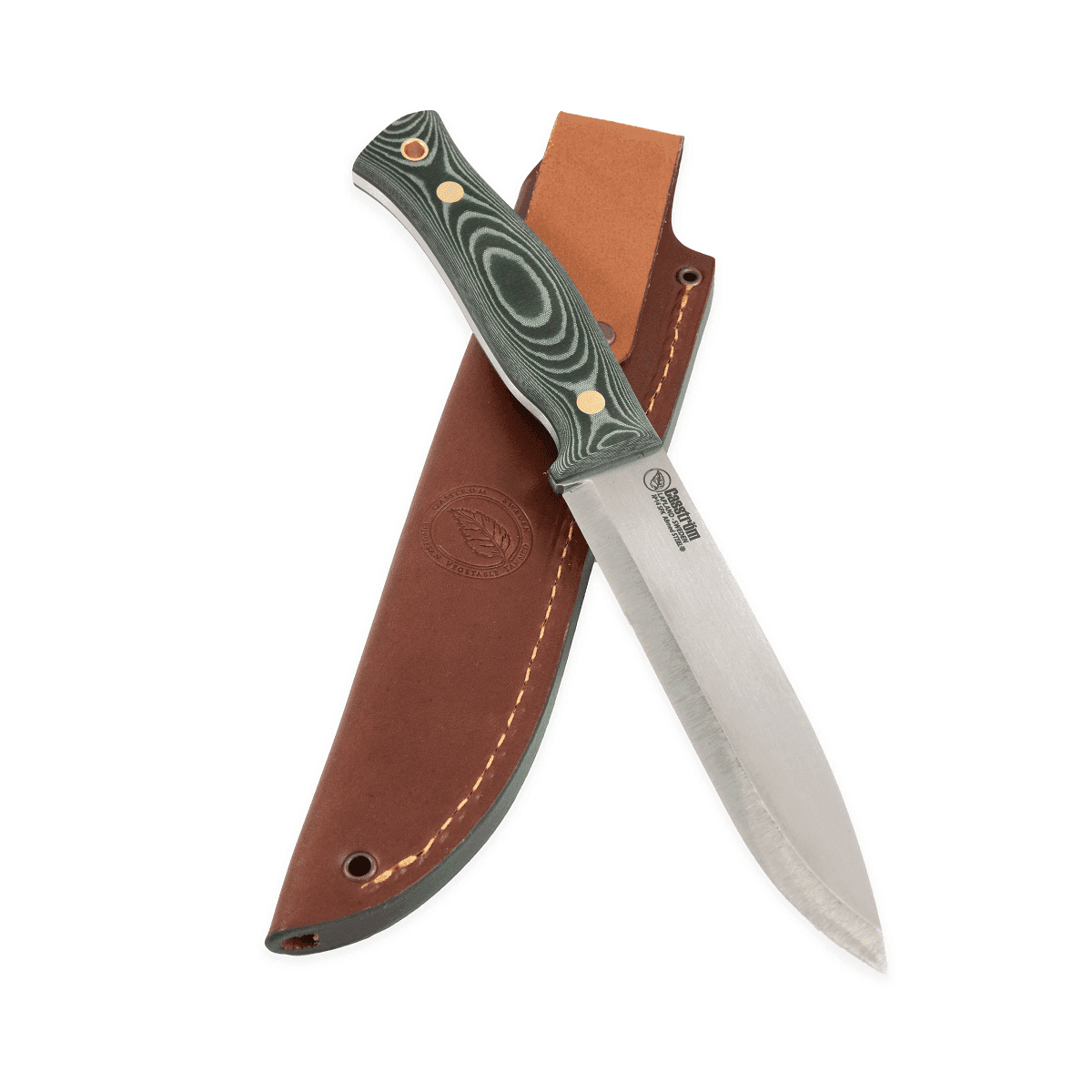 Casström No.14 Swedish Forest Knife - Green Micarta