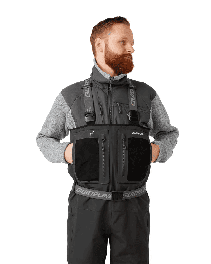 Guideline Laxa 2.0 Breathable Stockingfoot Waders (Size: Large Short)