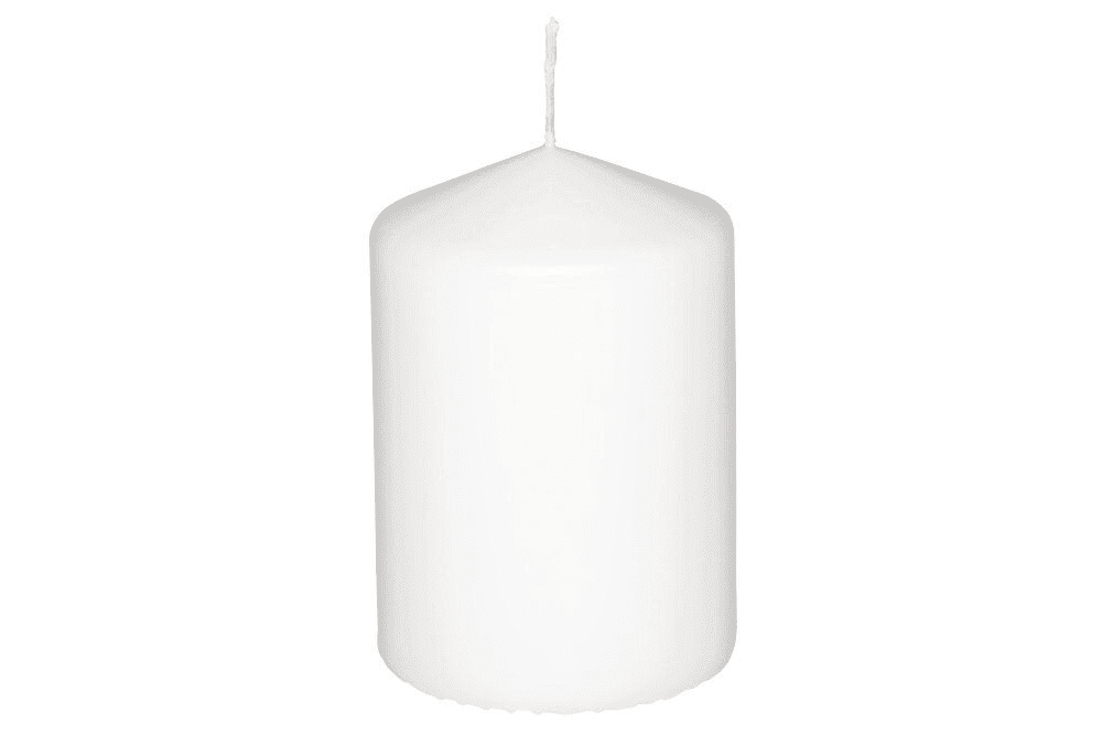 Aura Pillar Candles 44h 7x10cm - White
