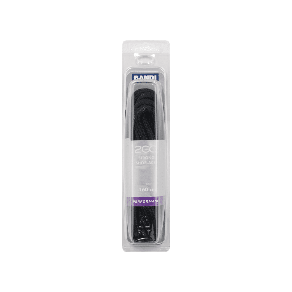 Bandi 2GO Shoelace 160cm - Black