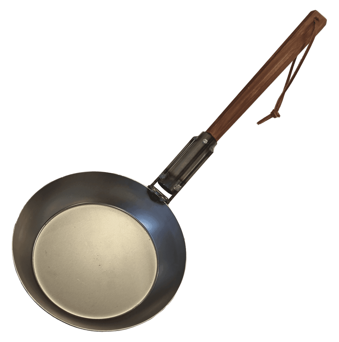Stabilotherm Small Outdoor Frying Pan with Folding Wood Handle