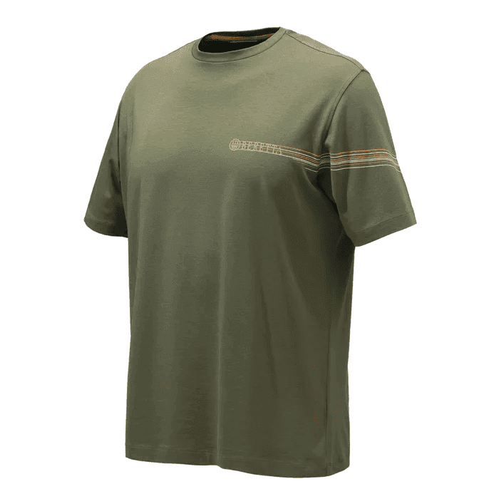 Beretta Lines T-shirt (Color: Ebony, Size: Small)