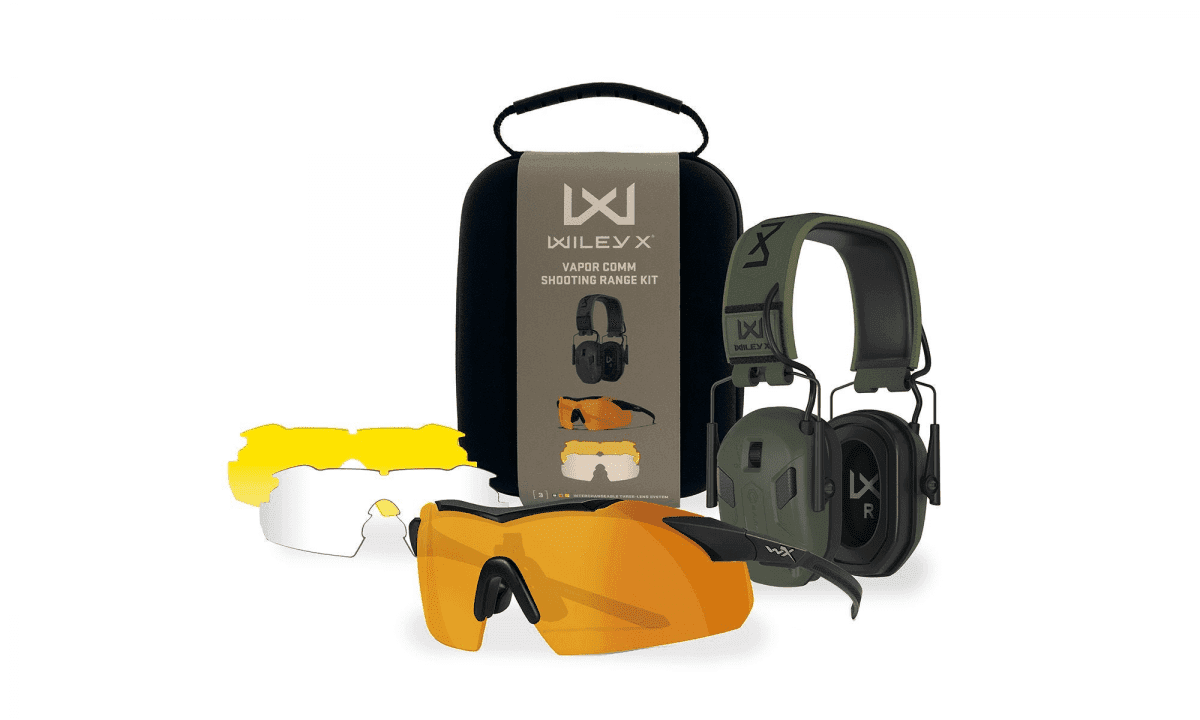 WileyX Vapor Comm Shooting Range Kit