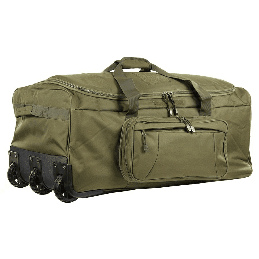 101 INC Trolley Commando Bag 136L (Color: Wolf Grey)
