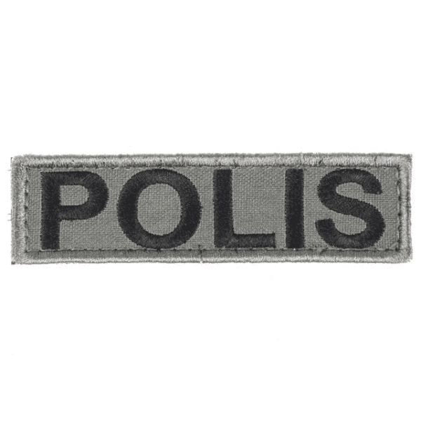 Snigel Patch Polis -12 Small (Color: FM Grey)