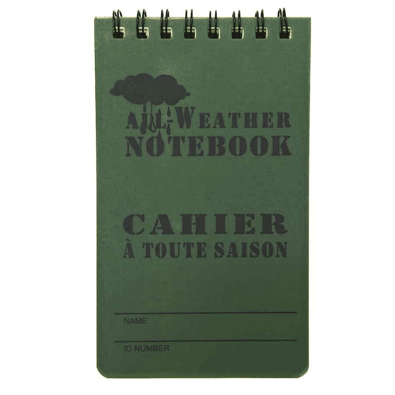 Fosco Waterproof Notebook 13x8cm