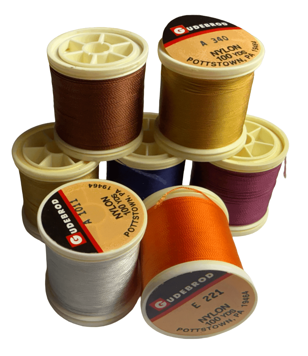 Gudebroad Rodbuilding Thread Nylon #A 100 Yards (Color: #340 Beige)