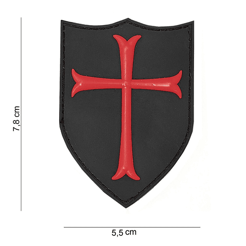 101 INC PVC Patch - Crusader (Color: Pink)