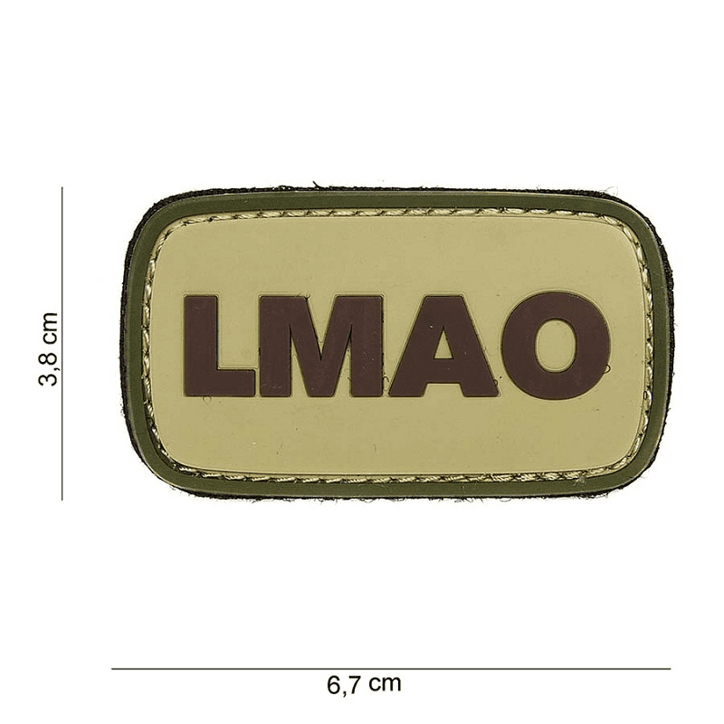 101 INC PVC Patch - LMAO