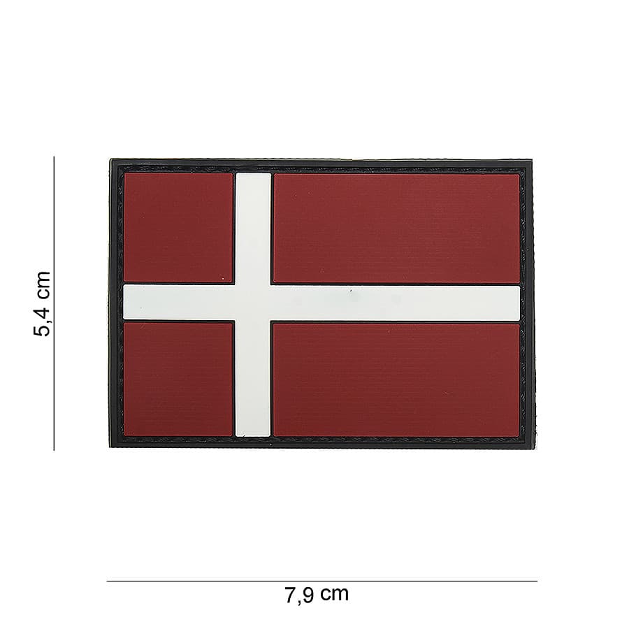 101 INC PVC Patch - Flag of Denmark