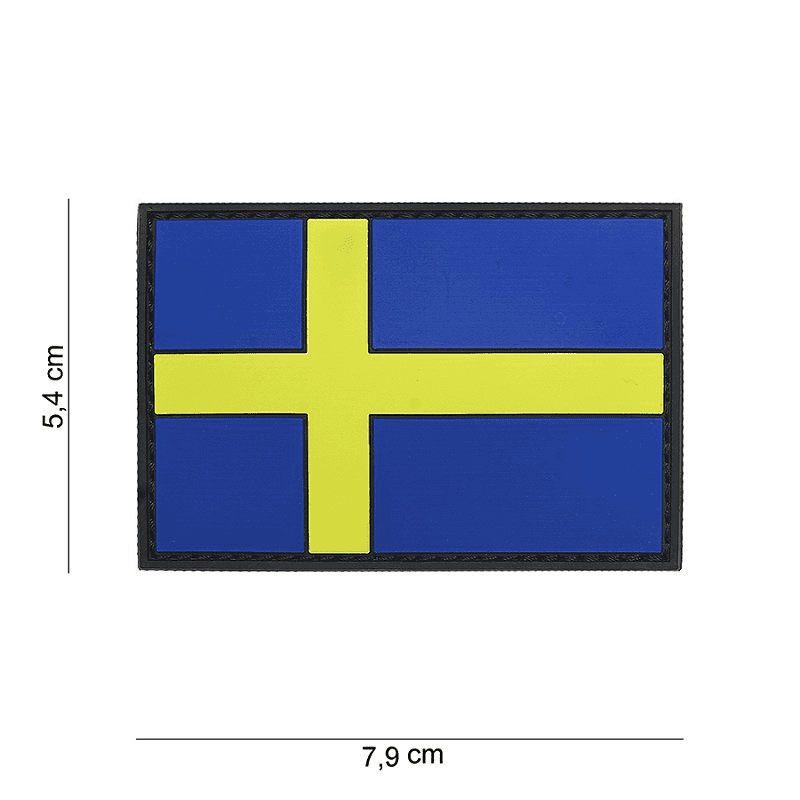 101 INC PVC Patch - Flag of Sweden