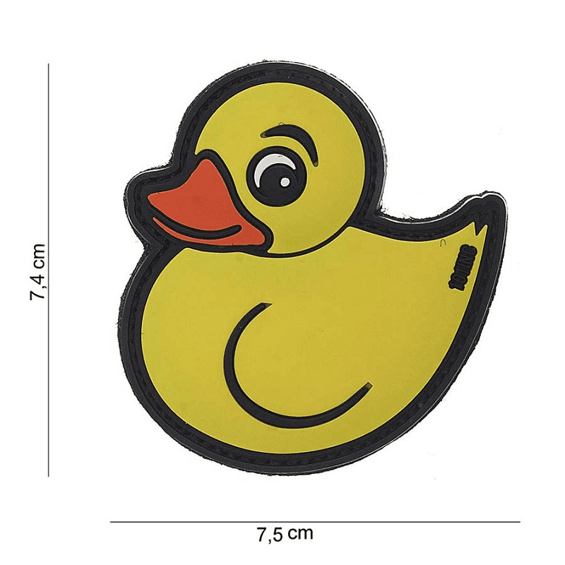 101 INC PVC Patch - Rubber Duck (Color: Grey)