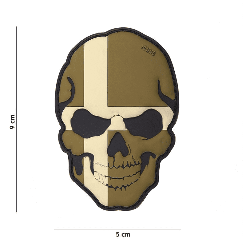 101 INC PVC Patch - Skull Denmark