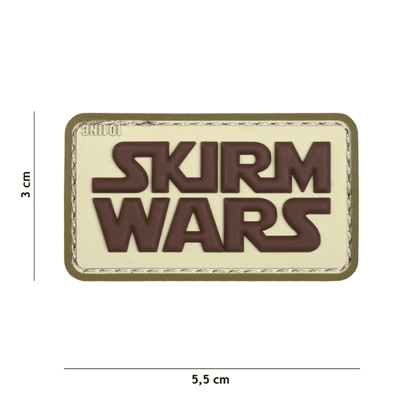 101 INC PVC Patch - Skirm Wars (Color: Green)