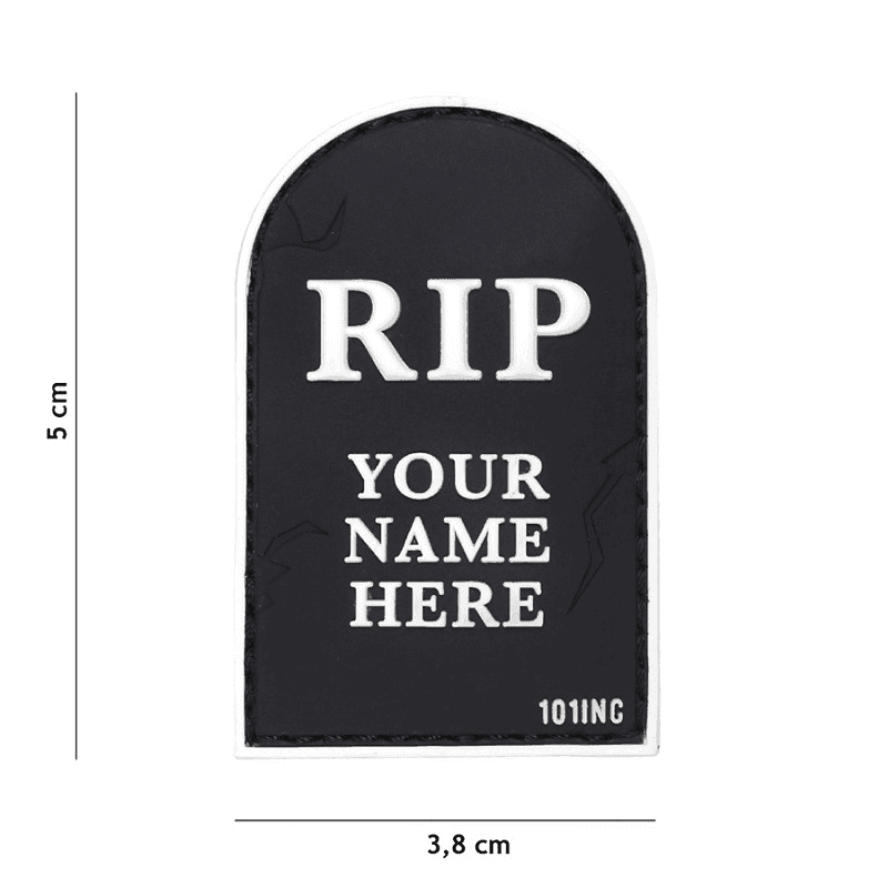 101 INC PVC Patch - RIP