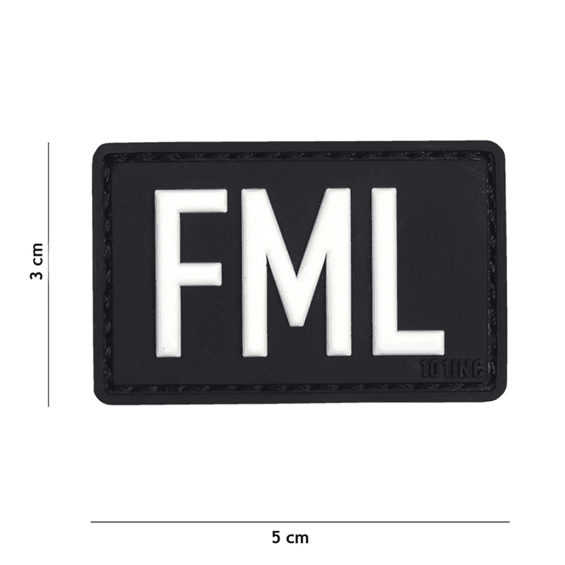 101 INC PVC Patch - FML (Color: Sand)