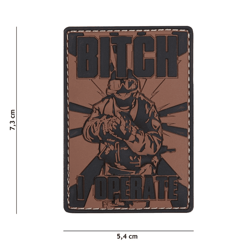 101 INC PVC Patch - Bitch (Color: Green)