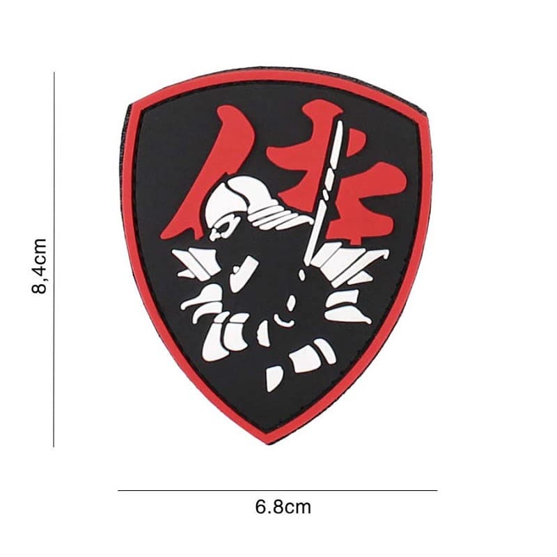 101 INC PVC Patch - Samurai Shield (Color: Brown)