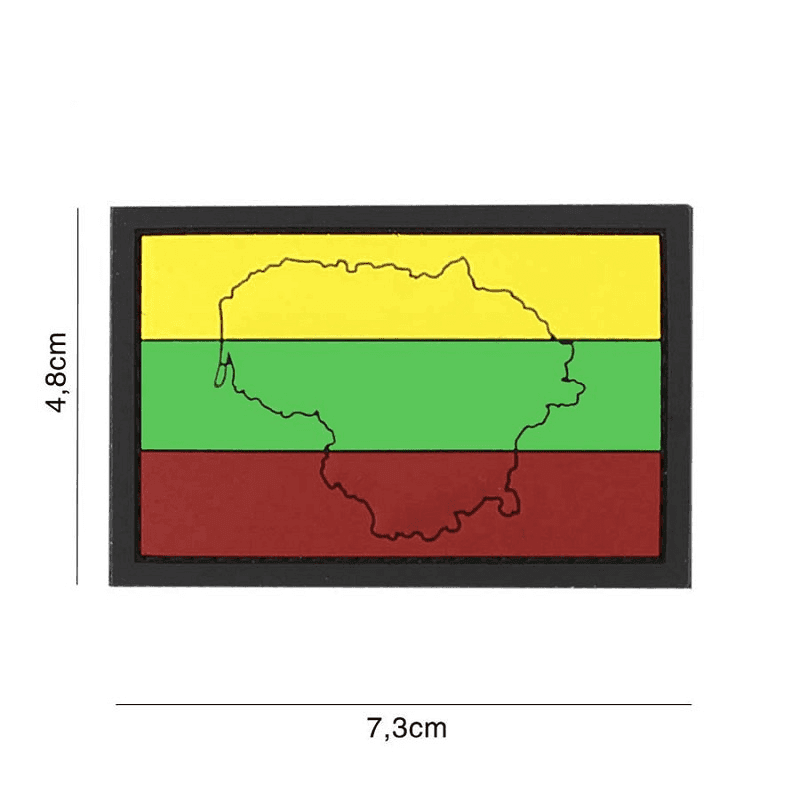 101 INC PVC Patch - Flag of Lithunia 2.0