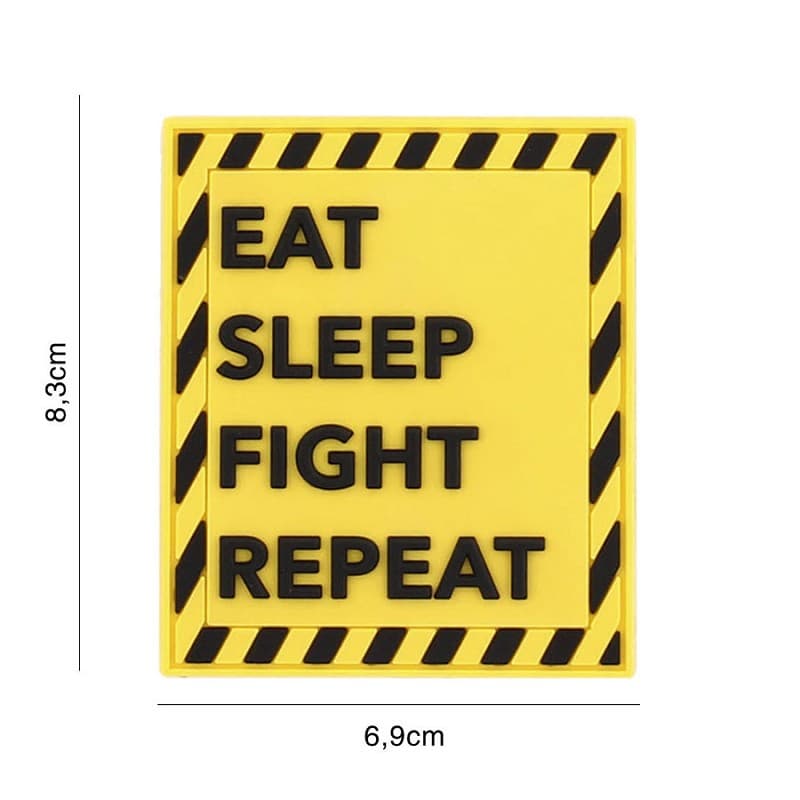 101 INC PVC Patch - Eat Sleep Fight Repeat