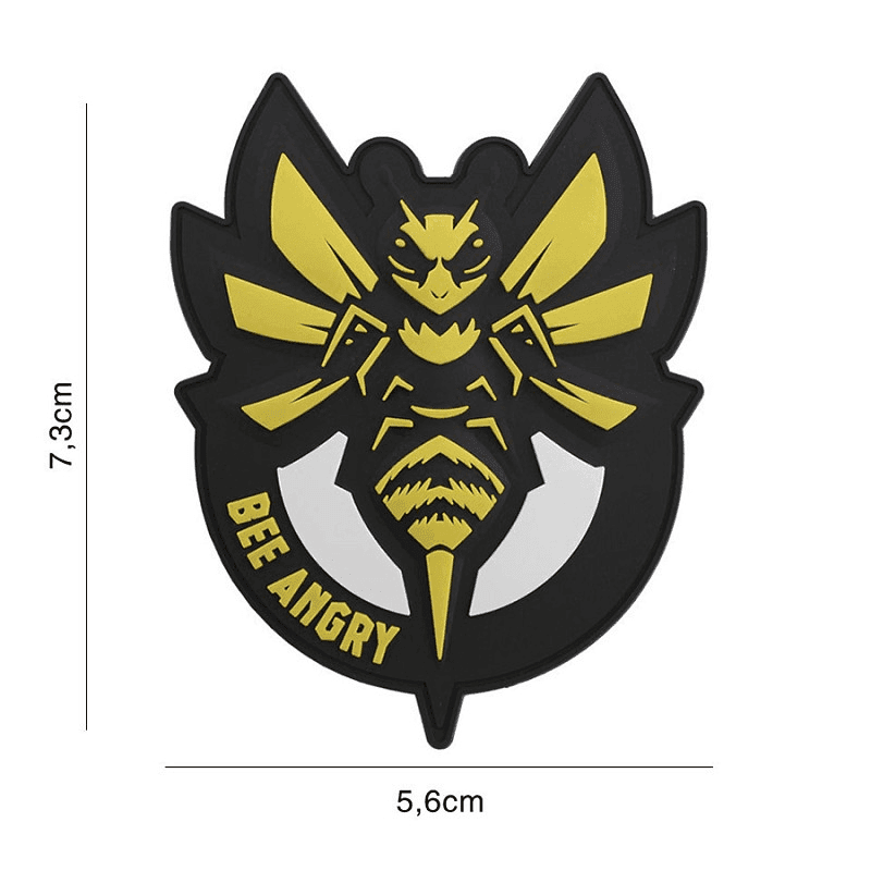 101 INC PVC Patch - Bee Angry (Color: Woodland)