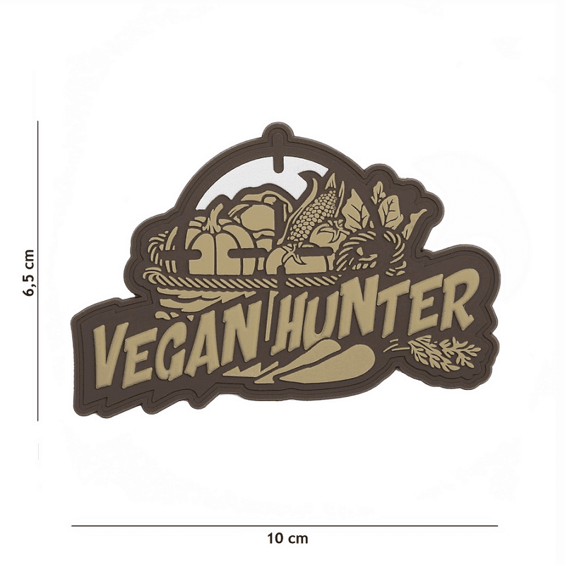 101 INC PVC Patch - Vegan Hunter (Color: Green)