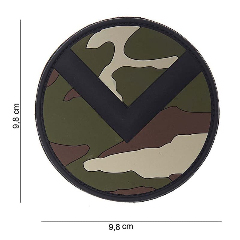 101 INC PVC Patch - Spartan Shield (Colour: Multi)