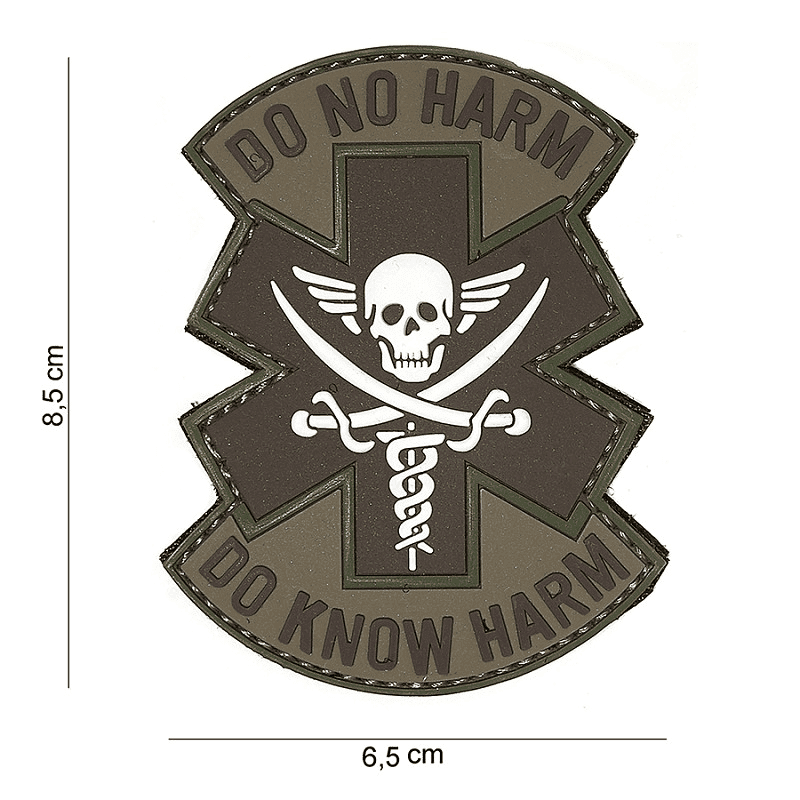 101 INC PVC Patch - Do No Harm (Color: Black)