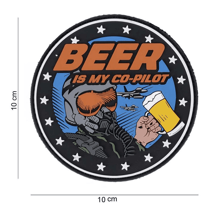 101 INC PVC Patch - Beer is my Co-pilot