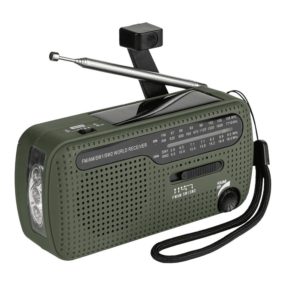 Fosco Emergency Crank Radio SW1/SW2/FM/AM
