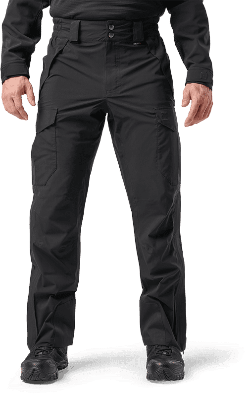 5.11 Tactical Force Rain Pant (Color: Black, Size: Medium)