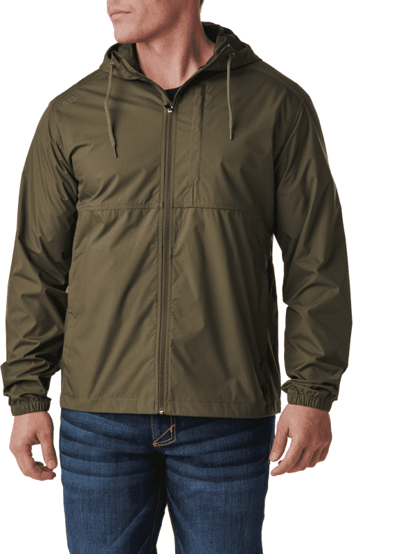 5.11 Tactical Radar Packable Jacket (Color: Black, Size: 2XL)