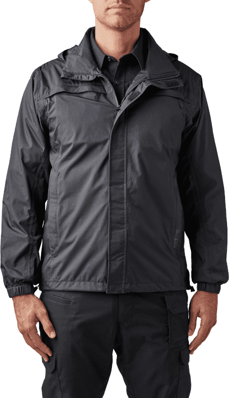 5.11 Tactical Tac-Dry Rainshell 2.0 - Black (Size: 2XL)