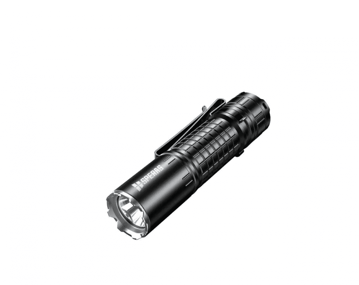 Speras E2R Rechargeable Flashlight IPX-8 1500LM